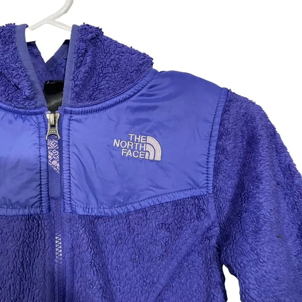 The North Face Purple Fuzzy Full Zip Jacket